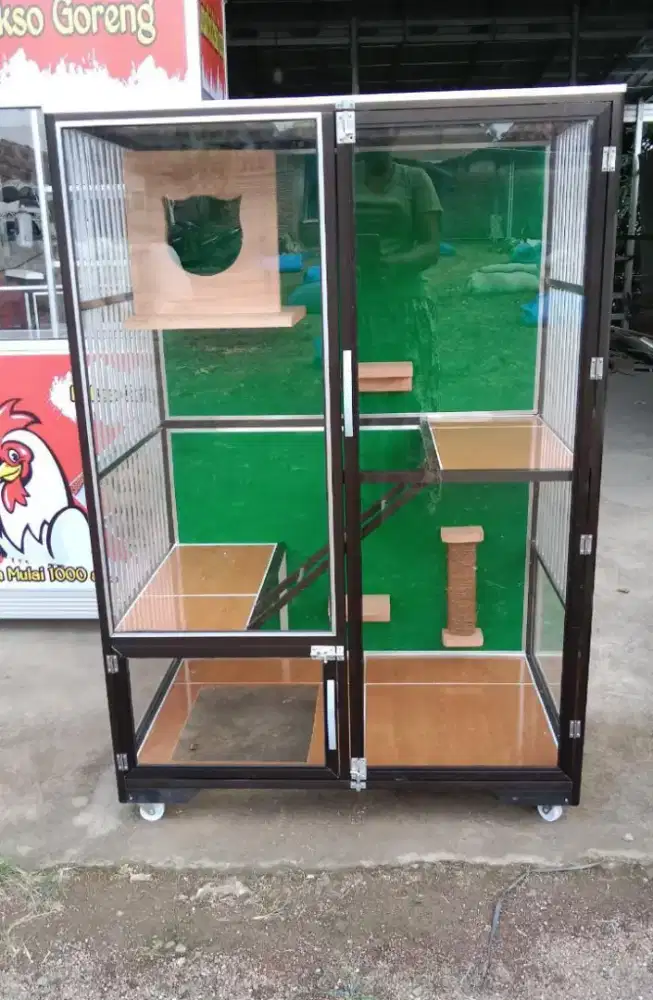 Kandang Kucing Alumunium