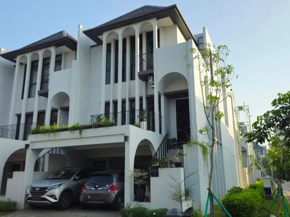 RUMAH MEWAH FULL FURNISH DI PERUMAHAN THE GREENWICH, CLUSTER AETHER, LENGKONG KULON, PAGEDANGAN, TANGERANG, BANTEN