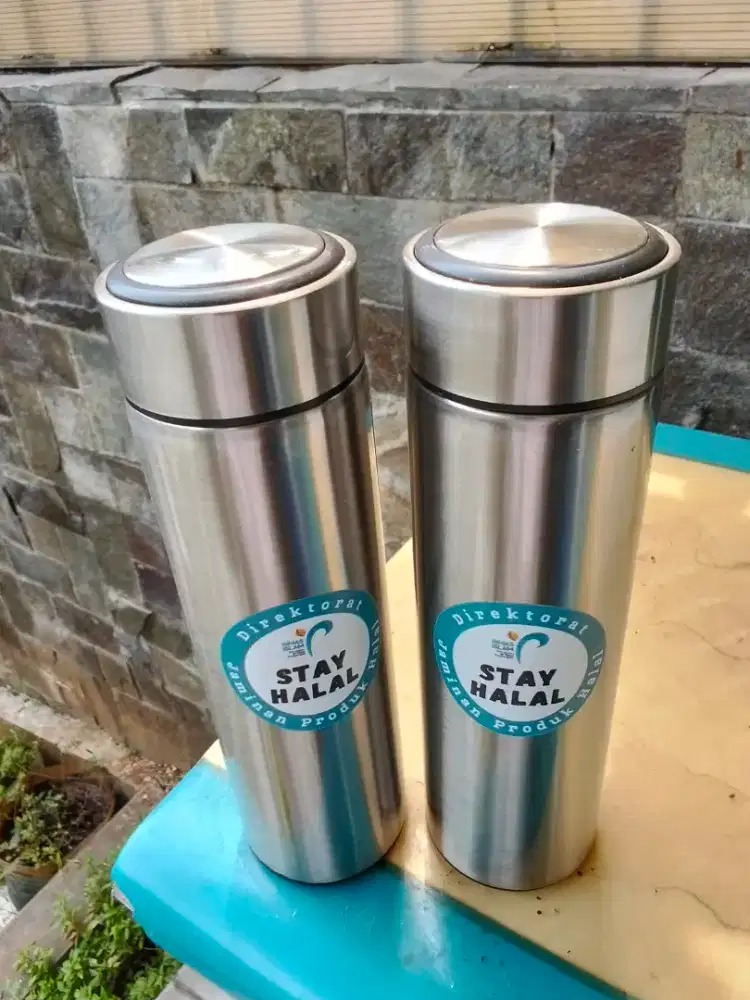 Tumbler perak stainless