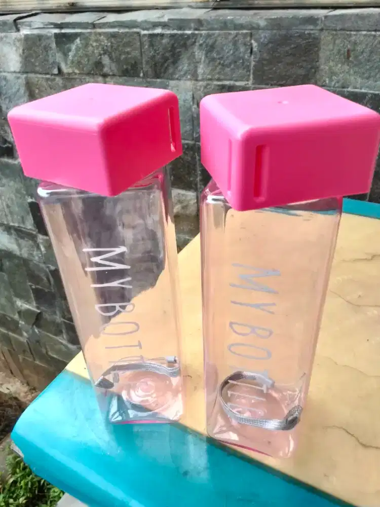 Tumbler plastik pink