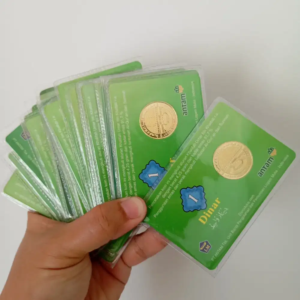 KOIN EMAS DINAR ANTAM HIJAU