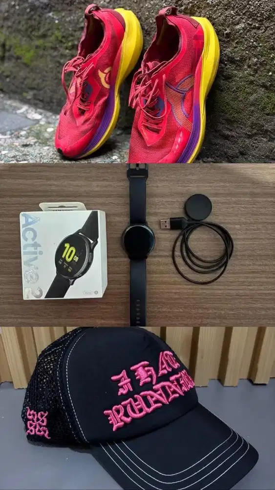 paket bundling olahraga lari/running (bukan nike,adidas)