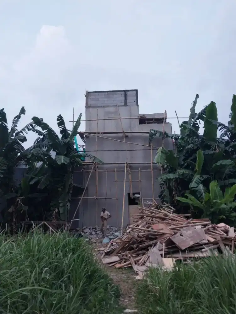 Bambu bongkaran bekisting puing bangunan