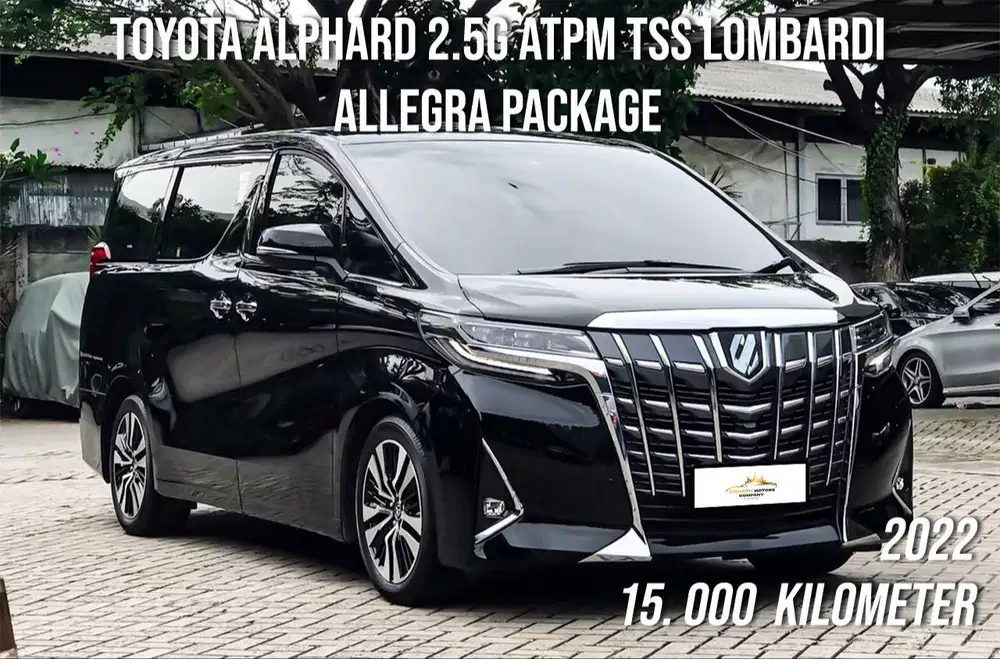 Good Deals(Toyota Alphard 2.5G ATPM TSS LOMBARDI ALLEGRA PACKAGE 2022)