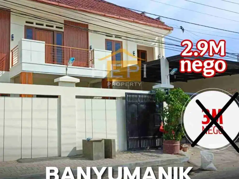 Jual Rumah Cantik 2Lt Di Merbau Banyumanik Dekat Undip