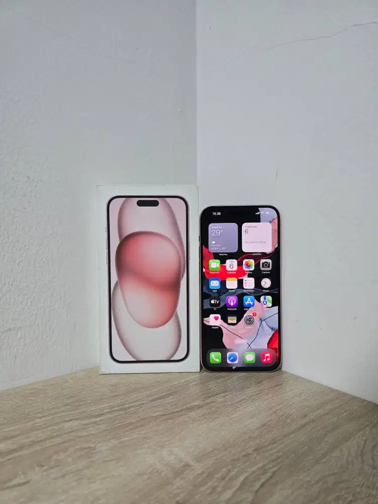 Apple iPhone 15 Plus 128GB 128 GB Ex Resmi iBox Pink Fullset Perfect