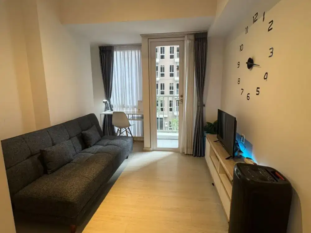 Disewakan Apartment Tokyo Riverside Studio Furnish Lantai Vinyl Harga 24 jt/thn Nego