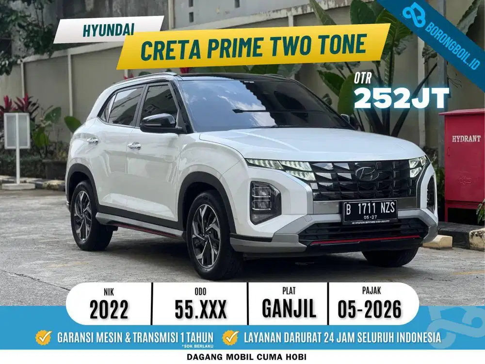 Hyundai Creta Prime at 2022 Two Tone Istimewa TDP LOW dan KM LOW