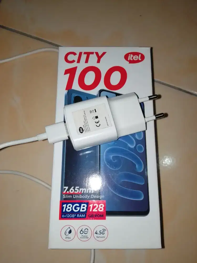 Itel City100 6/128 Fulset spek game T7250 Batre 5200 mah kamera
