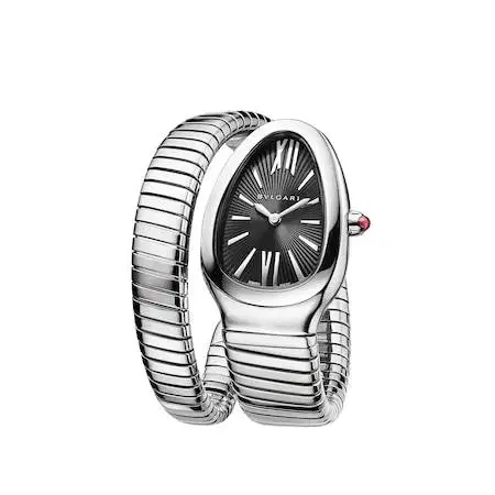 Bvlgari Serpenti Tubogas, Black Dial with ‘1 Curve’ 35 - New in Box