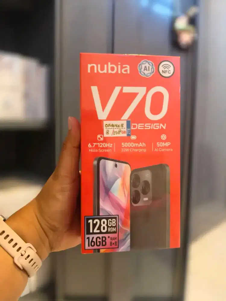 ZTE Nubia V70 Design RAM 16/128 TERMURAH!