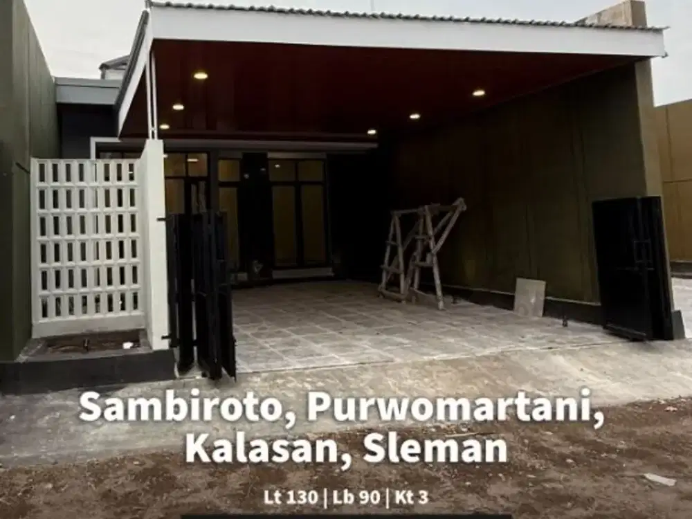 Rumah Baru Jogja Murah Purwomartani, Utara Candi Sambisari : Siap Huni