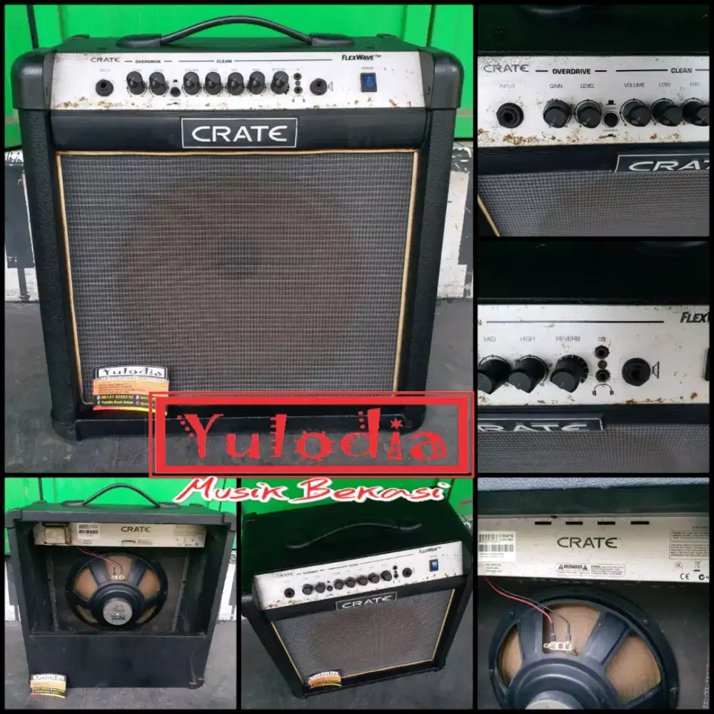 YULODIA BEKASI-crate flexwave 15r ampli gitar designed usa 12inch gres