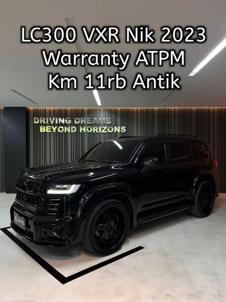 Toyota Land Cruiser LC300 VXR 2024 LC 300 Hitam Nik 2023