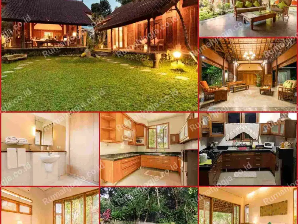 rumah villa sangat nyaman dan asri Purwobinangun pakem