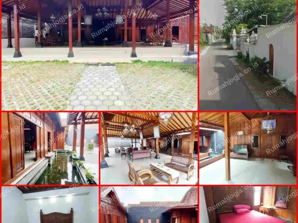 Rumah joglo sangat nyaman dan asri jalan kaliurang Km12