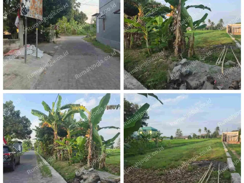 Tanah strategi area susukan banyuraden gamping belakang cafe ayom