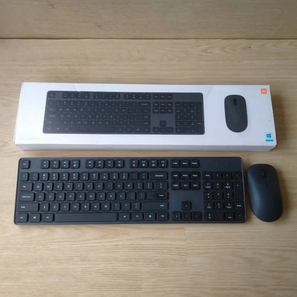 Xiaomi Mijia Keyboard Mouse 2 Combo Set Wireless Full Size Slim 2.4Ghz