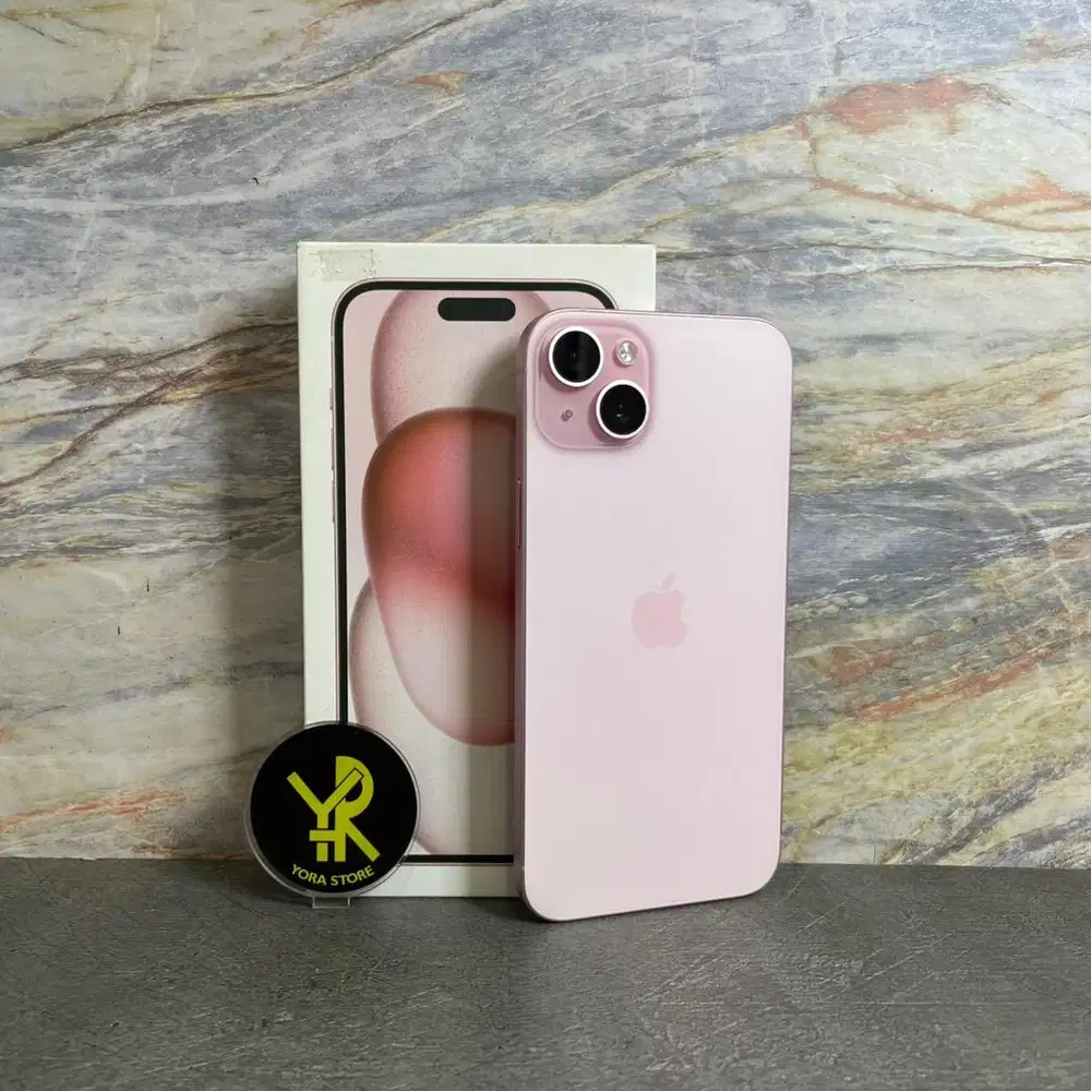 iPhone 15 Plus 256GB Pink Second Garansi Resmi Mulus Fullset