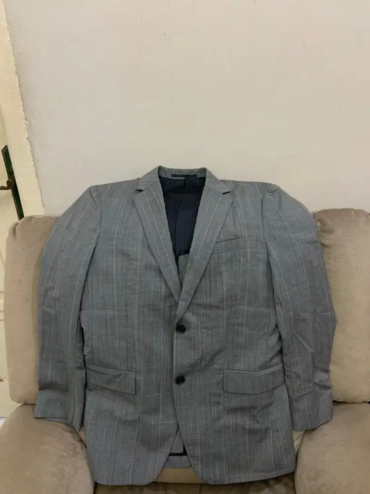 Theory Tartan Loose Fit Blazer