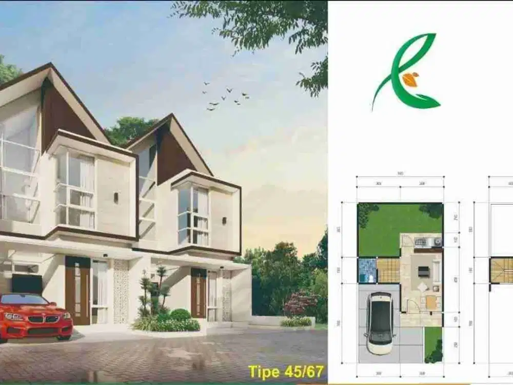 rumah baru 2 lantai Cluster dekat kampus UPI Cibiru Cileunyi bandung graha