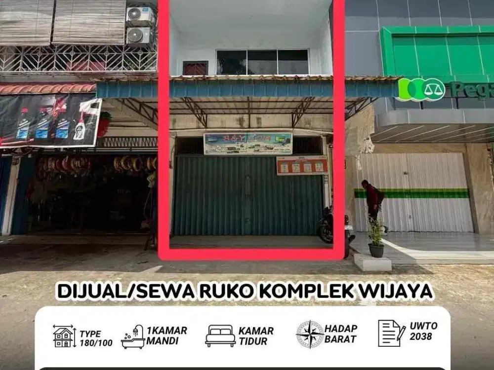 Dijual Atau Sewa Ruko Komplek Wijaya Sekupang