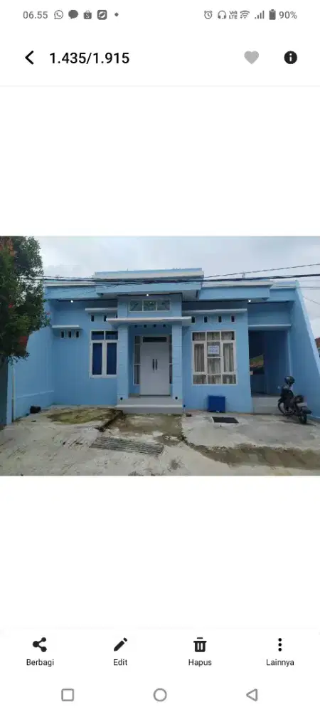 Disewakan rumah depan kantor kelurahan Sepinggan (SMUN4)