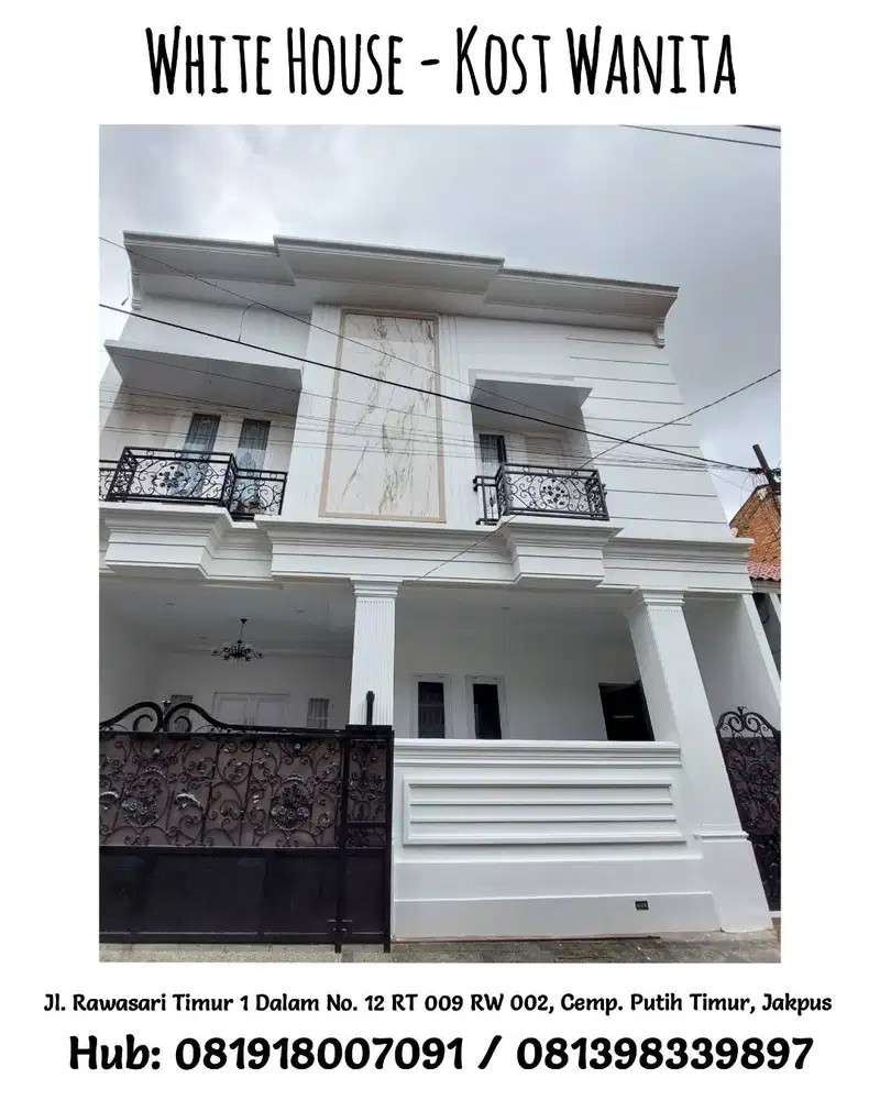 Kontrakan Nyaman & Strategis White House Rawasari - Baru Direnovasi!