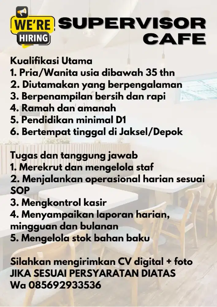 Lowongan Kerja di Lenteng Agung