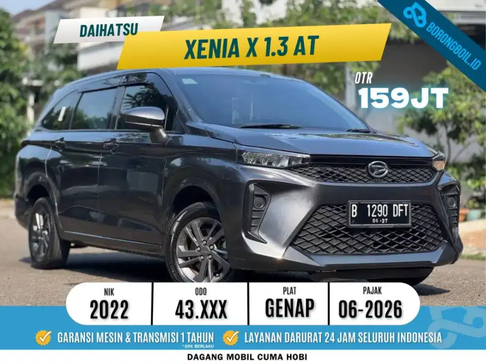 Daihatsu Xenia 1.3 X AT Abu Abu 2022