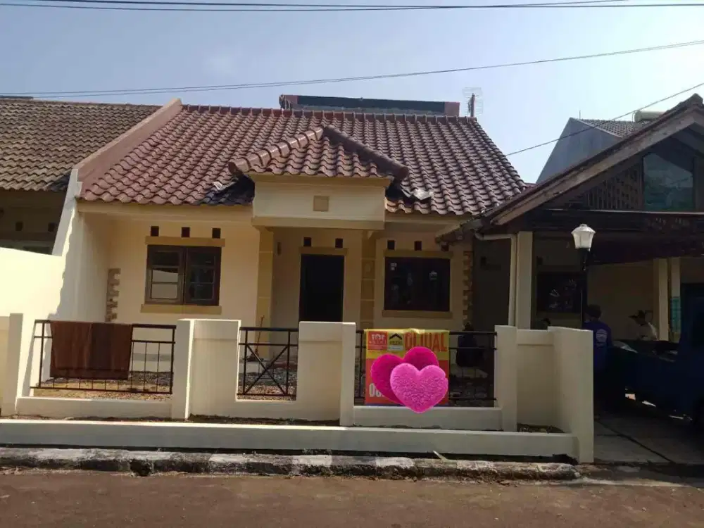 Dijual dan Disewa Rumah Baru Renovasi di Taman Yasmin Dekat Stasiun