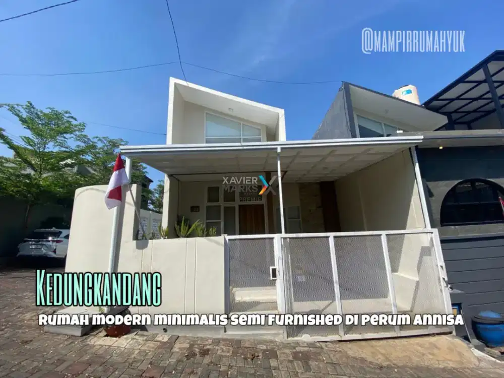 Dijual rumah Modern semi furnished di Perum Annisa Kedungkandang