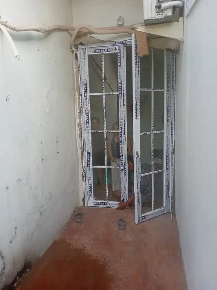 Pintu kupu kupu aluminium