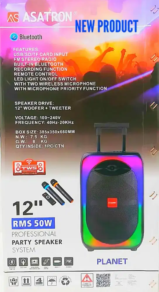 Speaker asatron planet 12 inch
