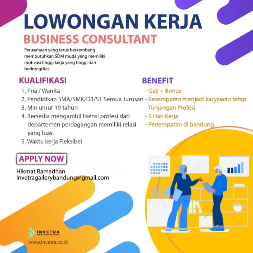 DIBUTUHKAN KARYAWAN & KARYAWATI UNTUK BAGIAN MANAGER & BC