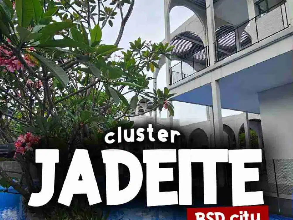 rumah siap huni,rapih,terawat di cluster JADEITE bsd city