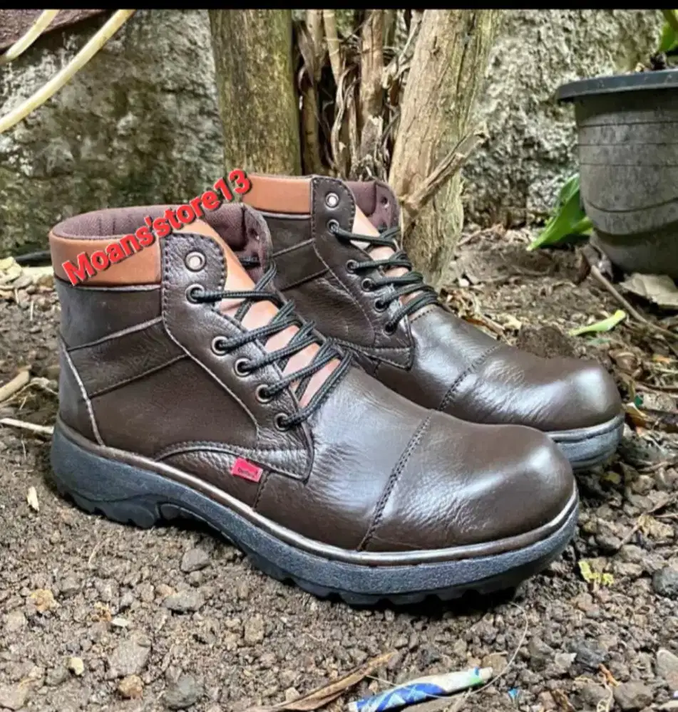 SEPATU SAFETY KULIT SAPI MUDA