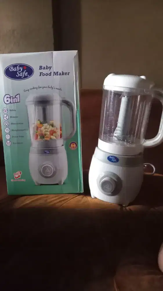 Blender Baby Safe 6 in 1 Mulus Seperti Baru & Komplit