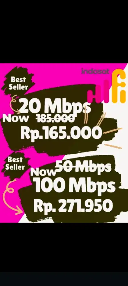 Pemasangan wifi indosat