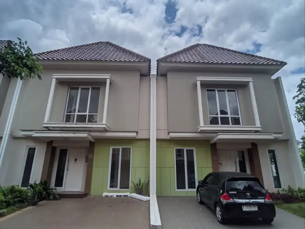 RUMAH HOEK CLUSTER LATIGO VILLAGE FASILITAS LENGKAP