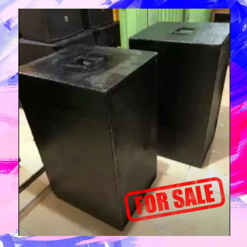2 unit SPEAKER BOX DOUBLE (1 speaker isi 2 speaker)