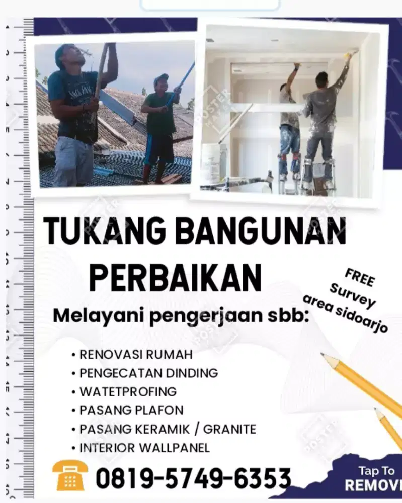 Tukang renovasi bangunan & cat
