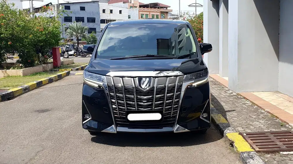 Km28rb toyota alphard g atpm tss 2021 hitam sunroof pilotseat
