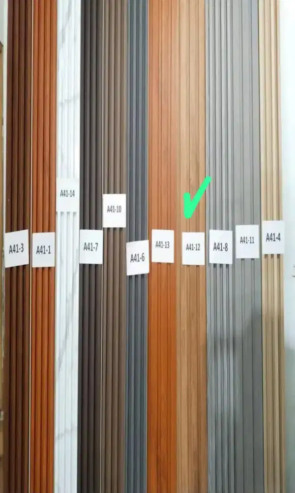 Wallpanel kisi kisi dinding