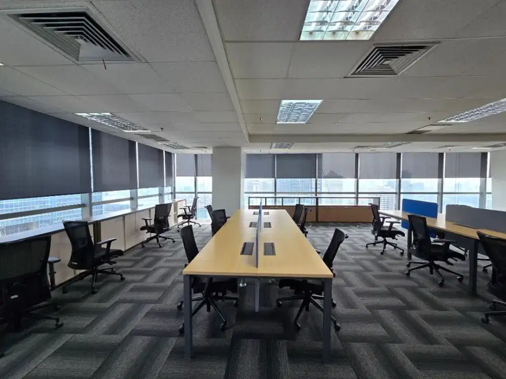 Sewa Office UOB Plaza 238 sqm Furnished Unit Thamrin
