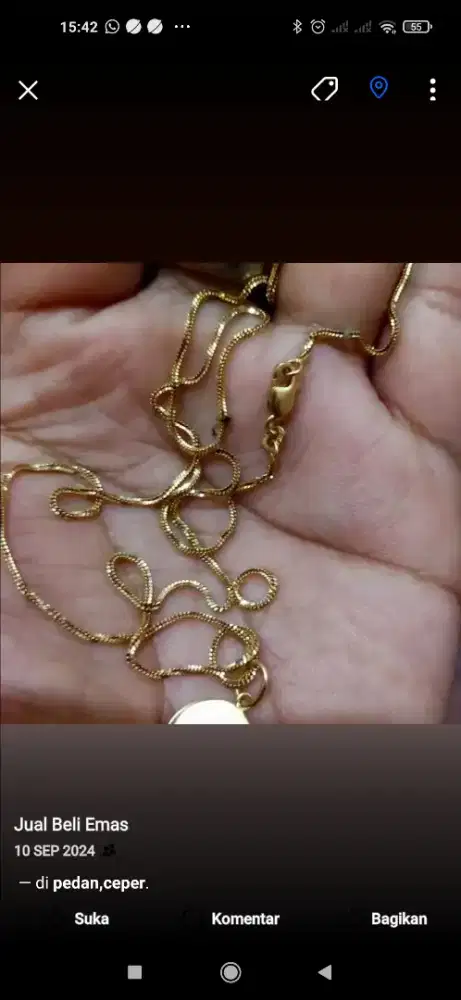 Jual beli emas tanpa surat