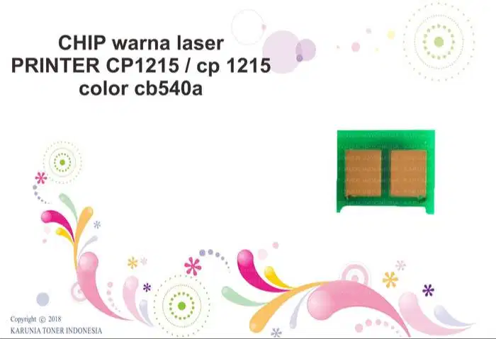 Chip Toner HP Laserjet CP1025 CP1215 CE310A CE311A CE312A CE313A CMYK