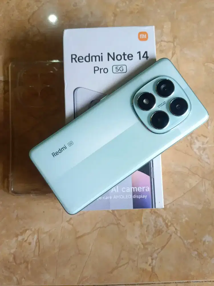 Jual Redmi Note 14 Pro 5G ram8/256 kondisi mulus segel normal lengkap