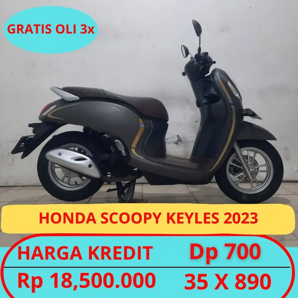 HONDA SCOOPY KEYLES 2023 DP HANYA 700 RIBU GUYSSS