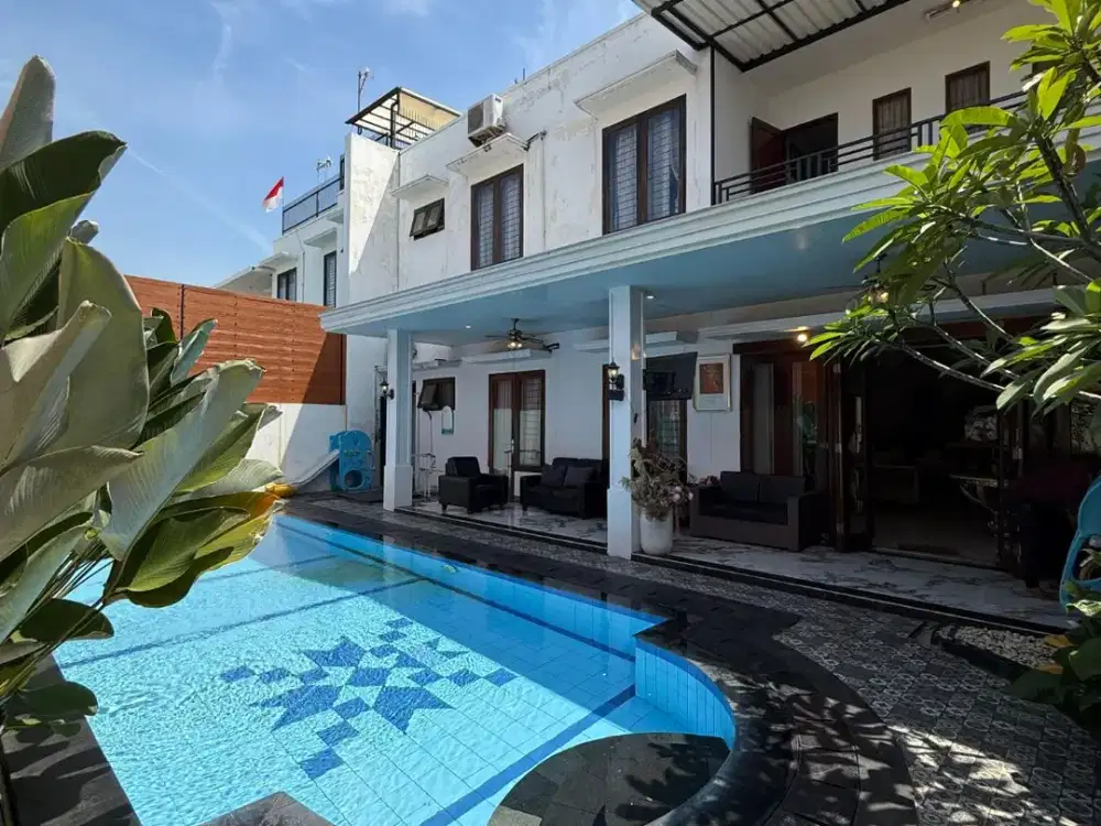 RUMAH CLASSIC MODERN DIJUAL – PEJATEN BARAT | LT 370 m² | LB 400 m² | PRIVATE POOL | CLUSTER EKSKLUSIF